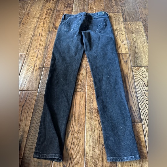 American Eagle Black Skinny 360 Super Stretch Denim Jeans - Picture 2 of 6